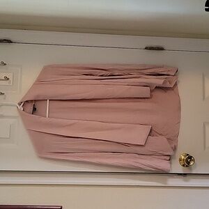 Mauve Long Knit Cardigan